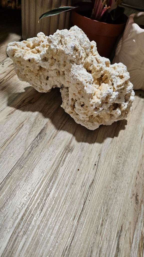USED Coral and White Stone Sand 