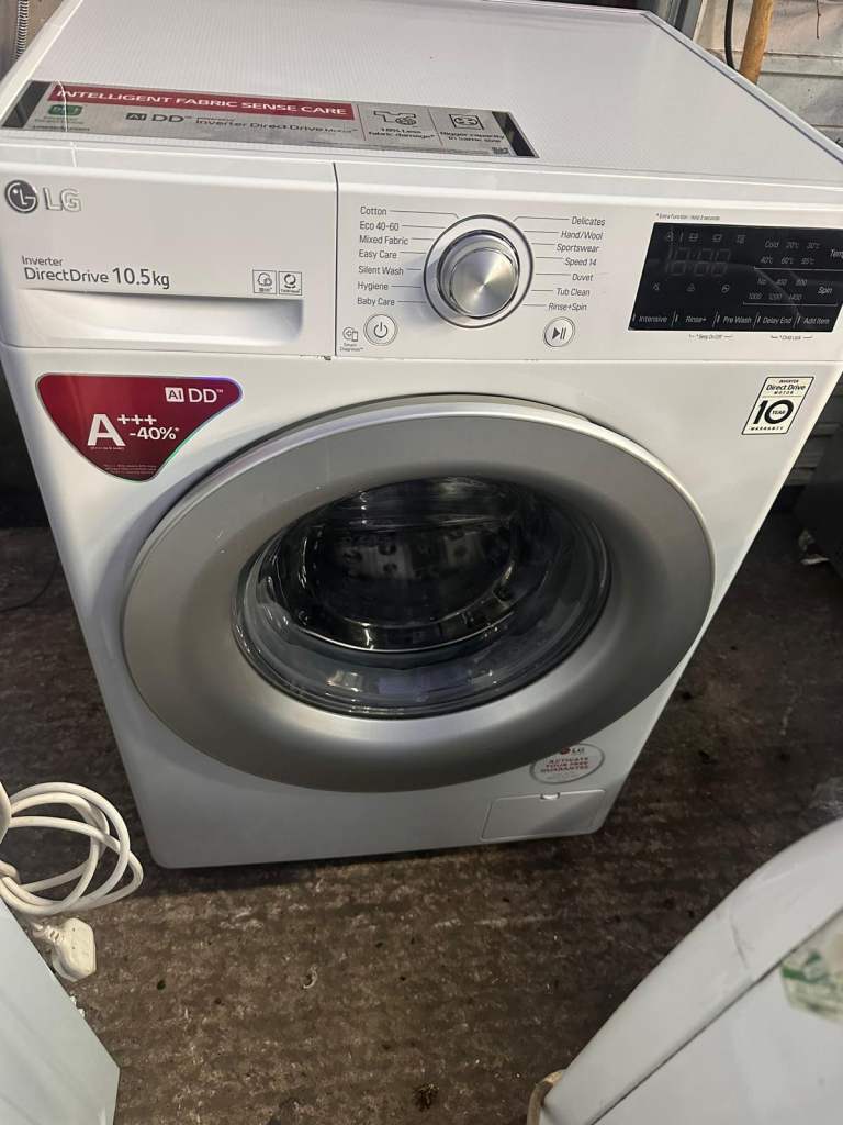 LG washing machine 10.5kg good all working  condition 