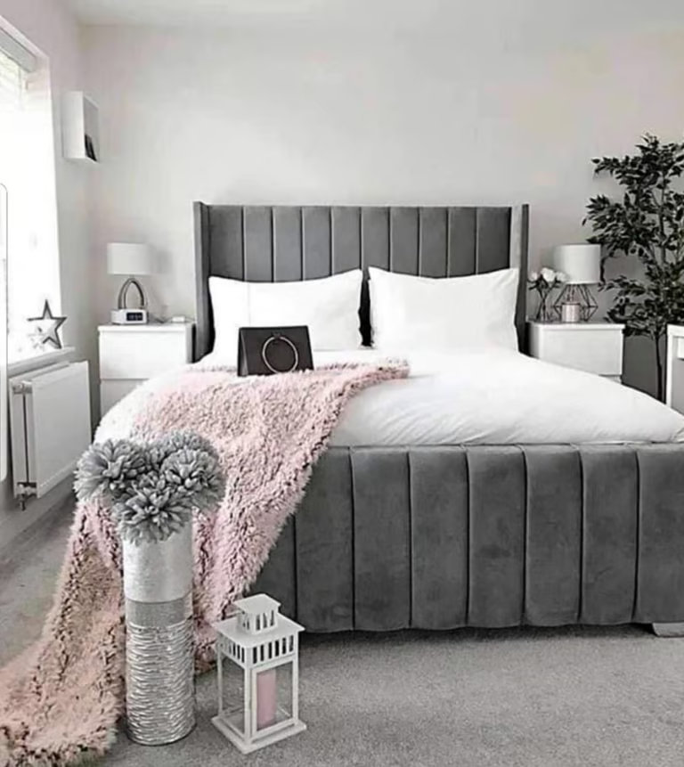 A Selection Of Luxury Double Bed Frames With Memory Mattress Included Available Asap