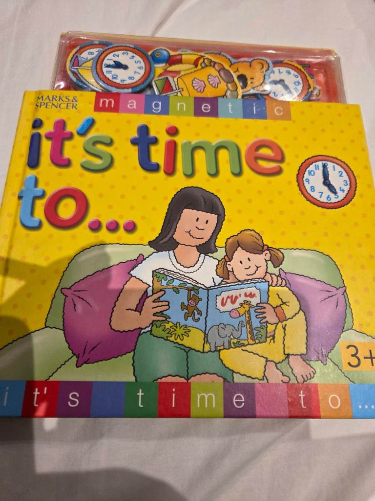 It's time to   (teaching kids to tell time)
