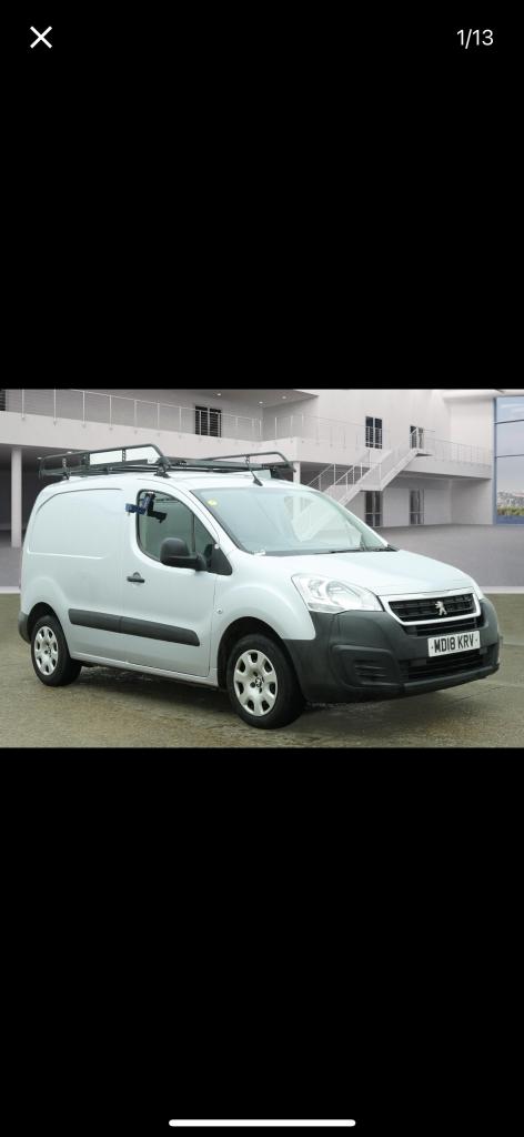 2018 Peugeot Partner 850 1.6 BlueHDi 100 Professional Van [non SS] PANEL VAN Diesel Manual