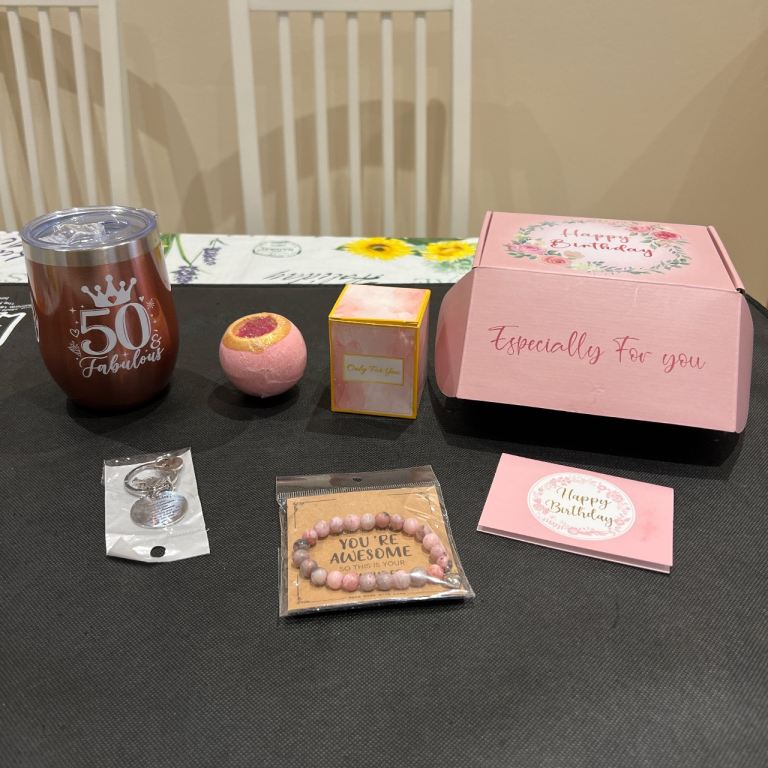 50th birthday gift set