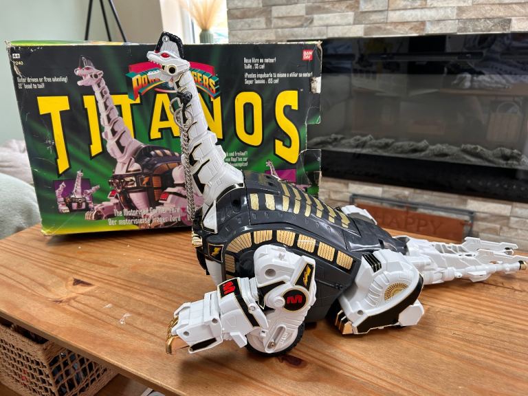 Vintage 1993 rare boxed Power Rangers Titanus 