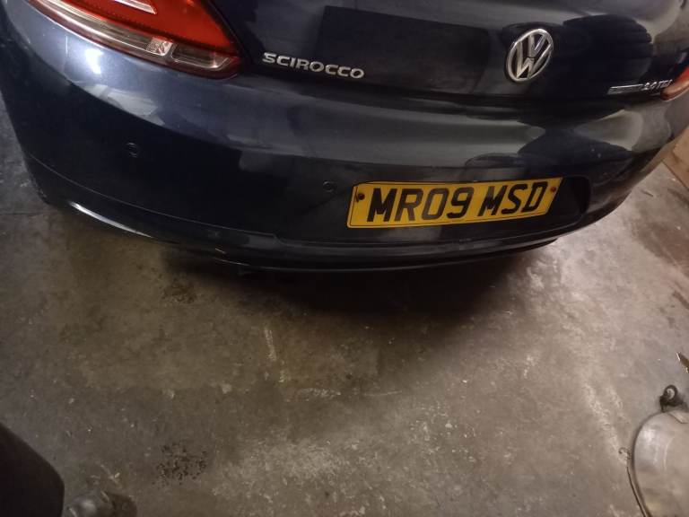 Volkswagen Scirocco 2013 Night Blue Metallic LH5X Rear Bumper Complete