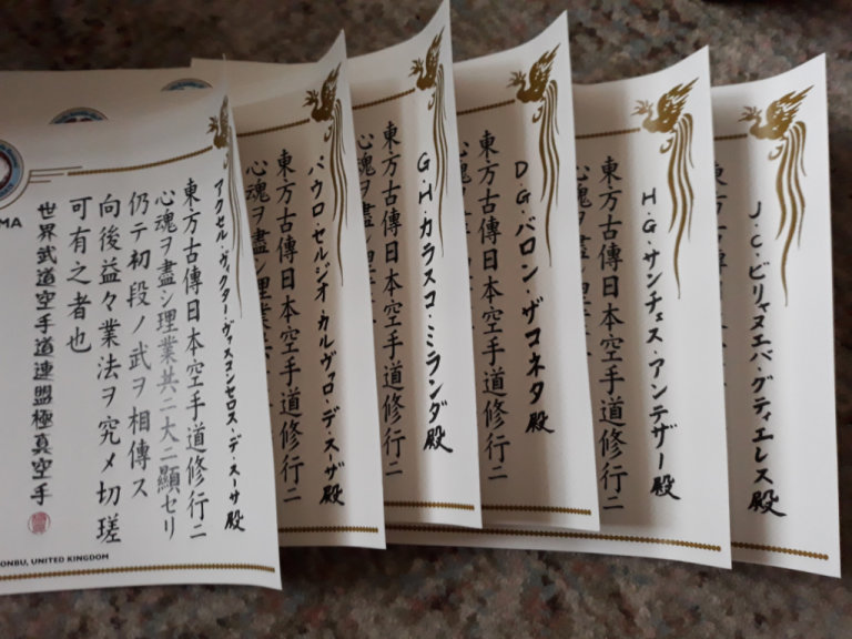 Japanese brush calligraphy classes in Edinburgh, Fife, Glasgow, Dundee etc
