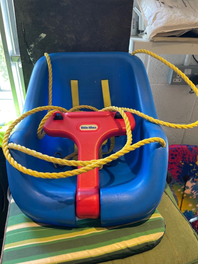 Little Tikes Baby Toddler Swing Seat - Blue & Red