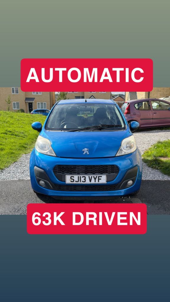 Peugeot, 107, Hatchback, 2013, Semi-Auto, 998 (cc), 5 doors