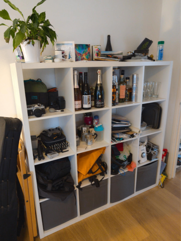 KALLAX Shelving unit, white, 147x147cm