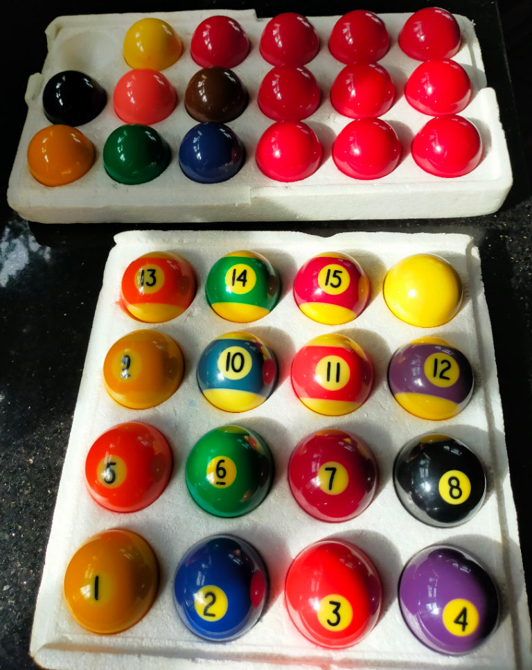 Pool and Snooker Balls
