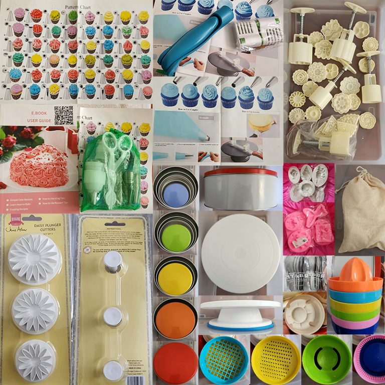 Massive Pastry & Food Styling Clearance Set – Includes Large Storage Box