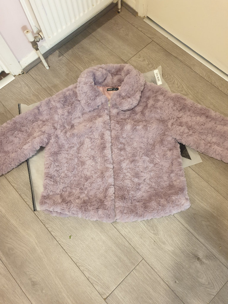 Lilac Fur Coat 