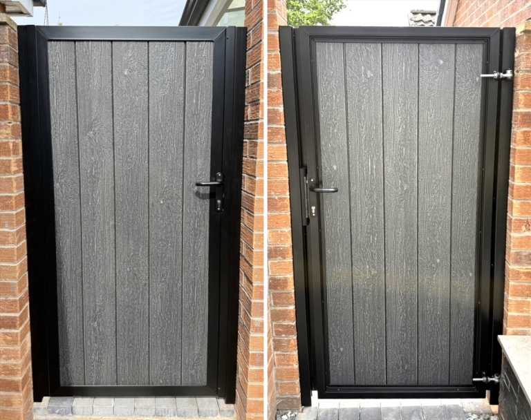 3D Embossed Composite Side Gates, galvanised steel frame, any size ...