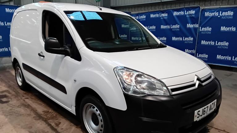2017 Citroen Berlingo 1.6 BlueHDi 625Kg LX 75ps PANEL VAN DIESEL Manual