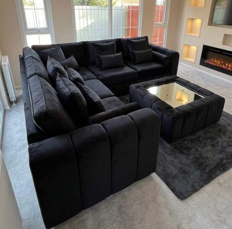 BRAND NEW LILLY CORNER AND 3+2 SEATER SOFA AVAILABLE IN DIFFERENT COLORS, CAH ON DELIVERY 