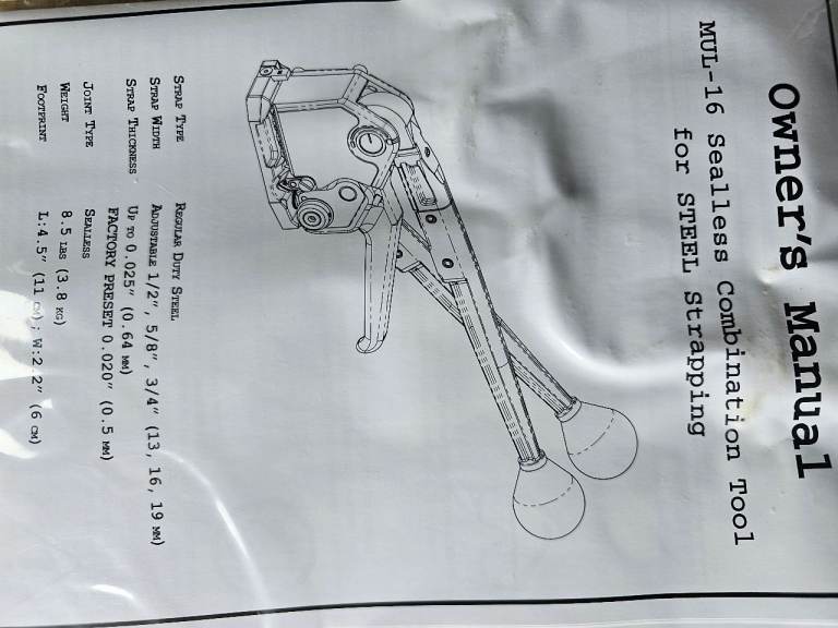 Professional Tool !!!METAL STRAPPING 