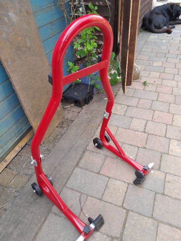 Motorbike, motorcycle stand
