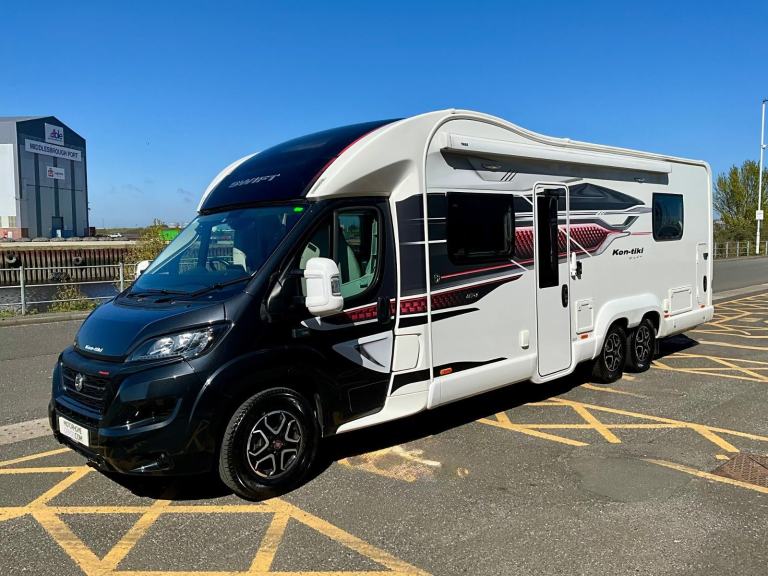 Swift Kon-tiki 874, 2023, 6 berth, rear lounge, drop down bed motorhome for sale