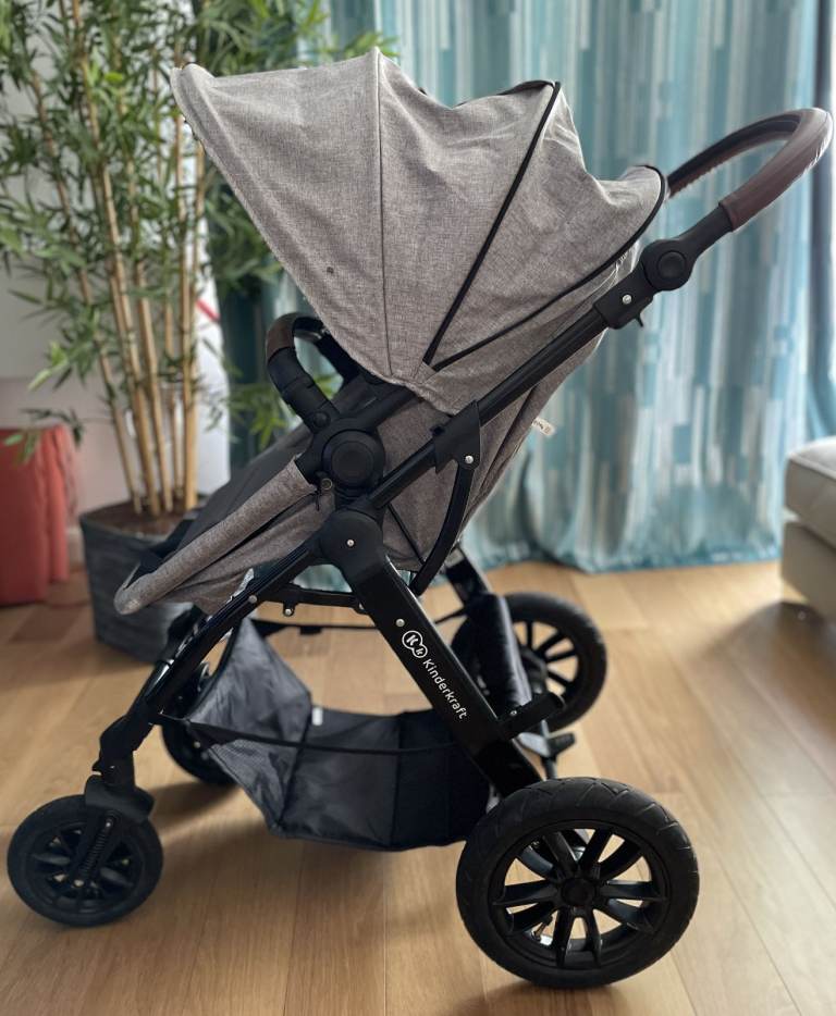 Mybabiie - Pop Pushchair - Foldable Travel Stroller - Buggy - Adjustable Seat