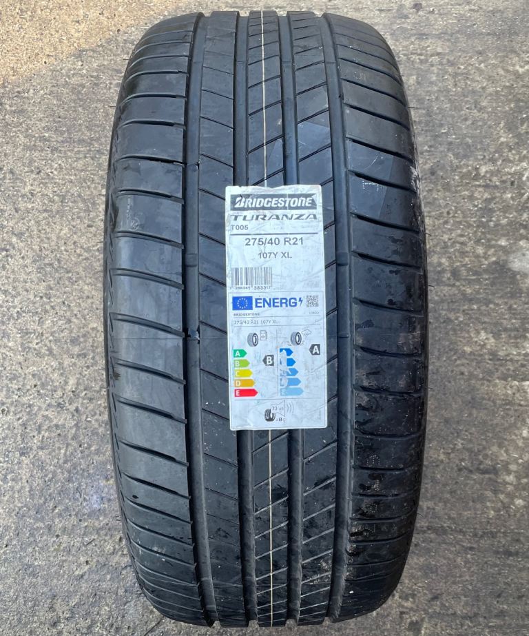 275 40 21 107Y Bridgestone Turanza T005 Tyre XL Extra Load New DOT 0222