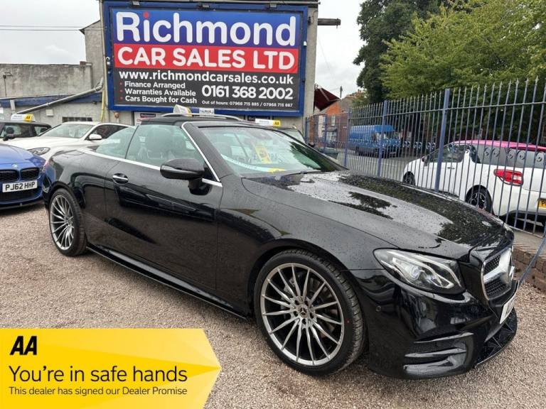 2017 Mercedes-Benz E Class 2.0 E220d AMG Line (Premium) Cabriolet 2dr Diesel G-Tronic+ Euro 6 (s/...