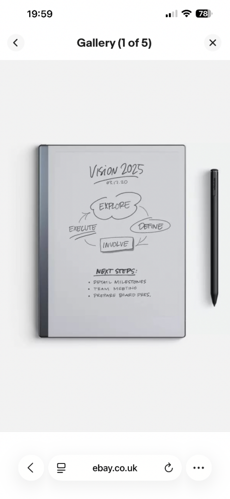 reMarkable 2 Paper Tablet plus Marker Plus