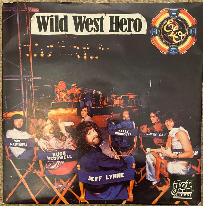 ELO UK 7 inch Wild West Hero, in original picture cover
