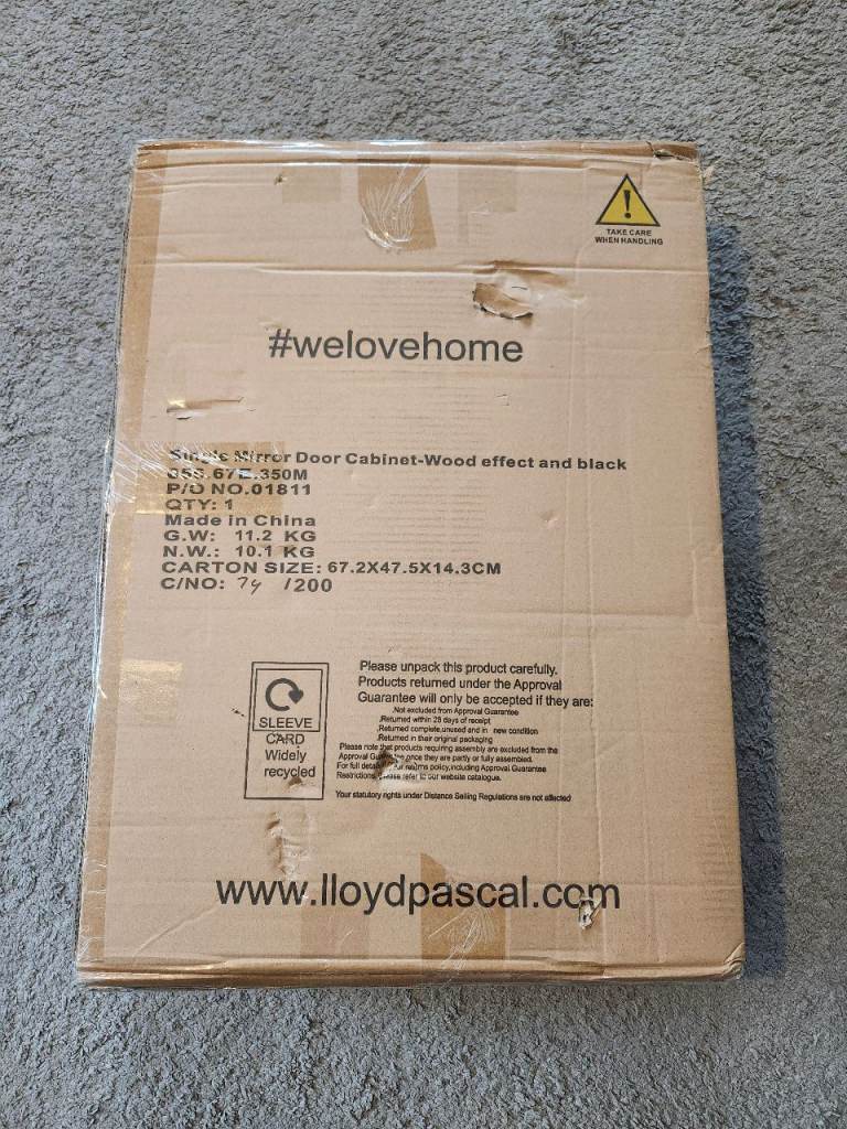 Lloyd Pascal Brown Madley Mirror Cabinet (bathroom)