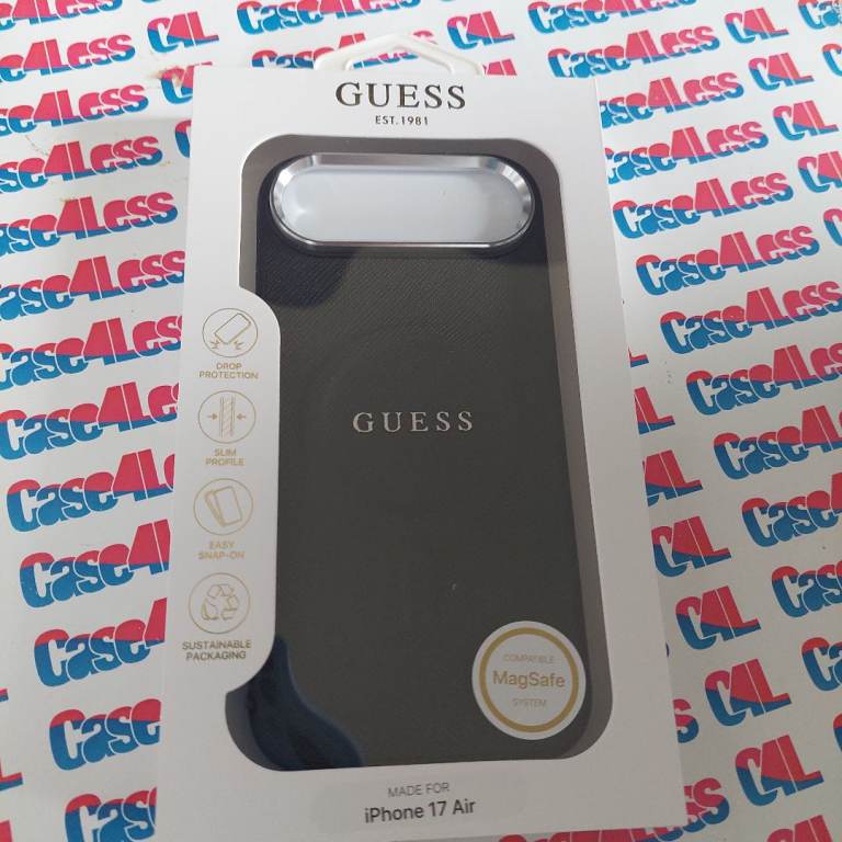 GUESS iPhone 17 Air Case - Black, MagSafe Compatible, New