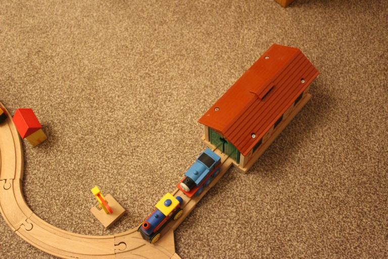  Wooden Train set and accessories 
