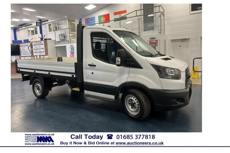 2019 Ford Transit L2 2.0TDCI ECOBLUE 130PS FWD MWB DROPSIDE (EURO 6). ----------------------- Dro...