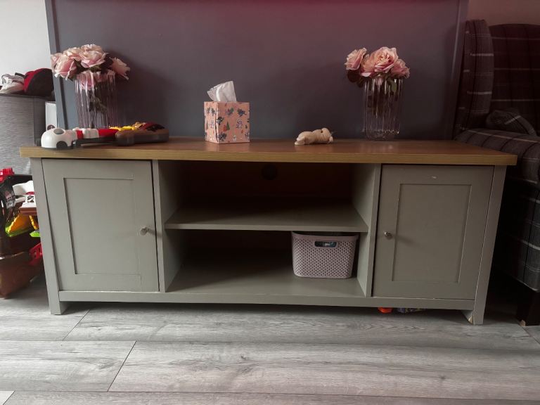 Grey tv stand 