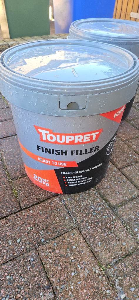 TOUPRET Finish Filler Ready to Use - 20kg Bucket