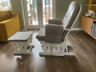 Nursing rocking chair and foot stall