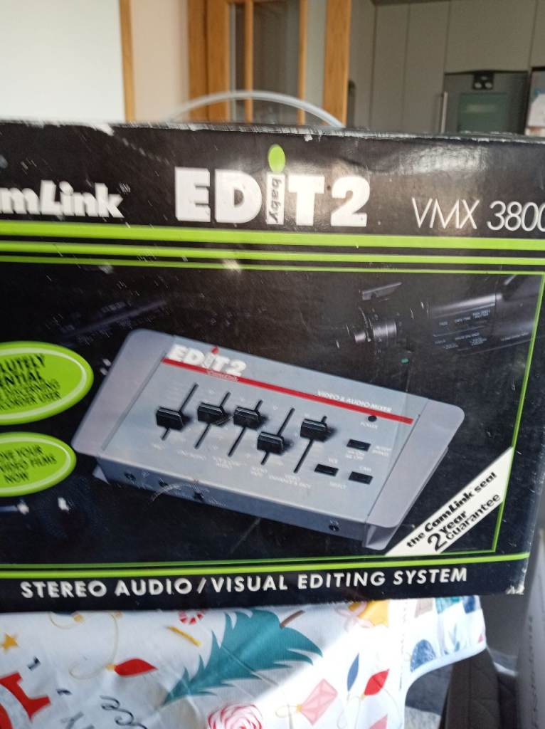 CamLink EDIT2 VMX 3800 Stereo Audio Visual Editing System NEW