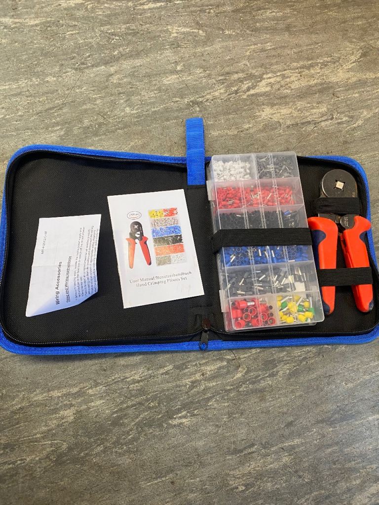 Electrical Wire Crimping Tool Kit with Connectors – As Good As New