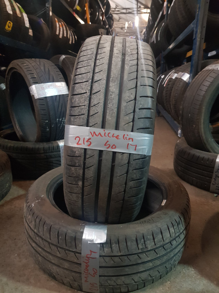 215 50 17 Michelin Nearly NEW Tyres SALE ONLY £35 each fitted and balanced open 7 days a week 
