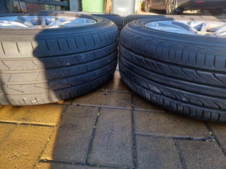 2 sets bmw alloy wheels for sale