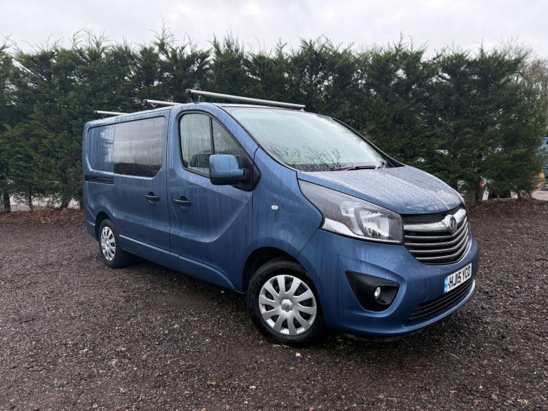 2015 Vauxhall Vivaro 2900 1.6CDTI BiTurbo 120PS eFLEX Sportive H1 D/Cab PANEL VAN DIESEL Manual