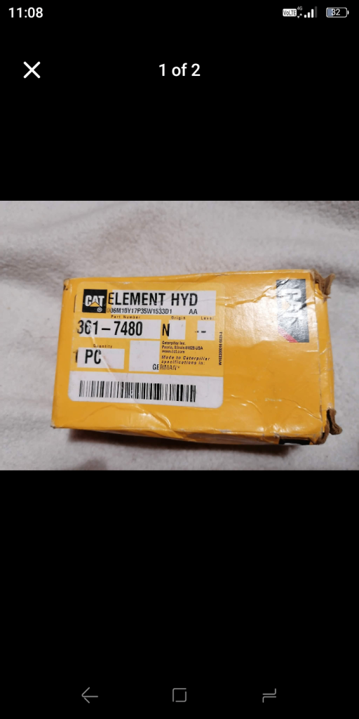 CAT hydraulic oil filter 
