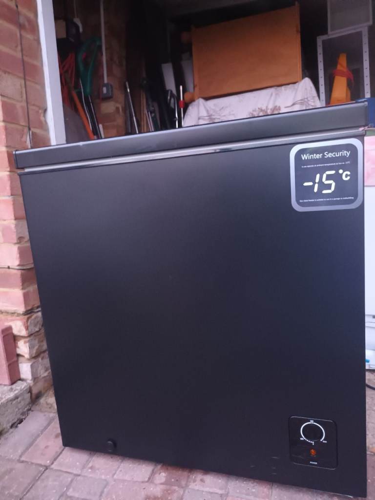 Black Chest Freezer 