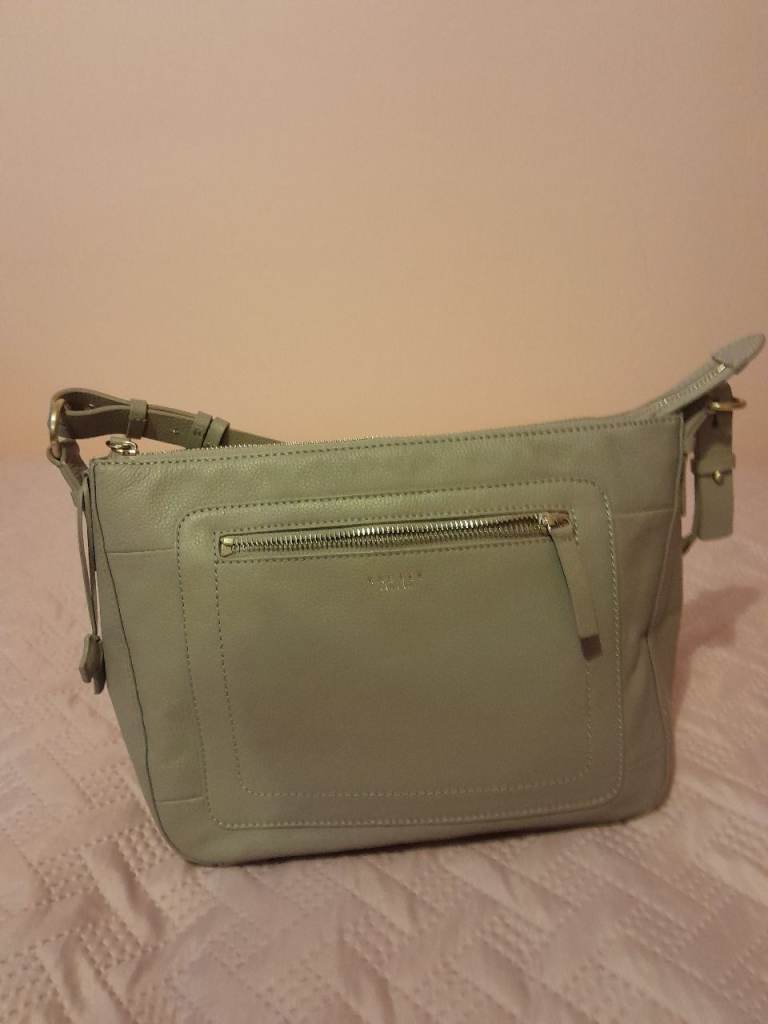 Radley Grey Leather Handbag 
