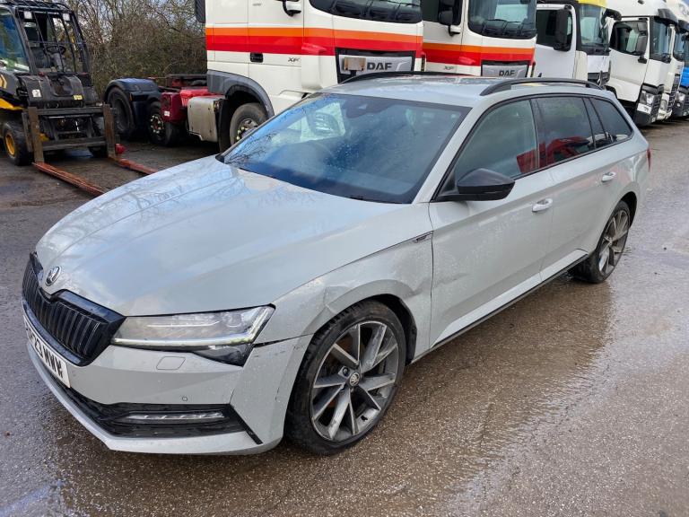 2023 SKODA SUPERB SPORTLINE + IV 1.4 HYBRID DSG AUTO CAT N DAMAGED SALVAGE 