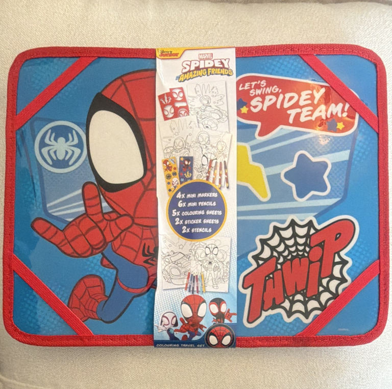 Disney Junior Spidey &amp; His Amazing Friends Colouring Set Markers Pencils