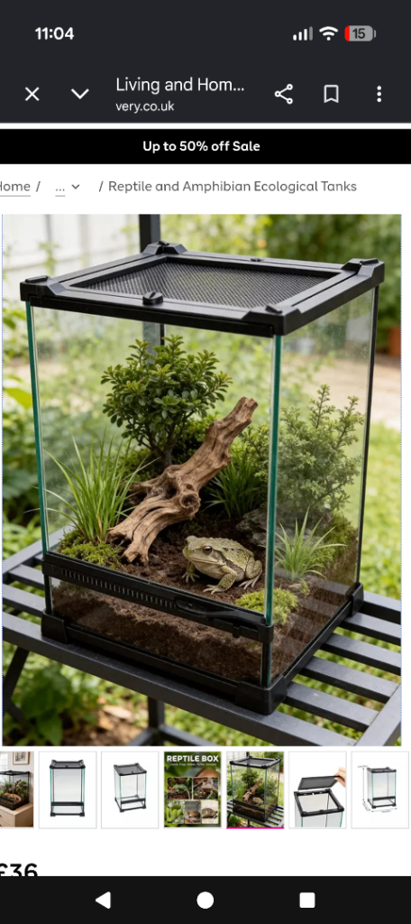 Reptile tank