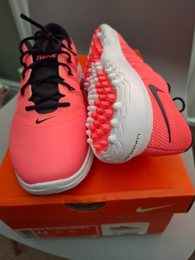 Nike Women's Lava Pink Golf Trainers – Brand New & Boxed UK 4  EUR 37.5