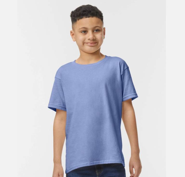 GILDAN Heavy Cotton Children's T-Shirt G5000B -Violet-Size: Youth M(11-13 Year)