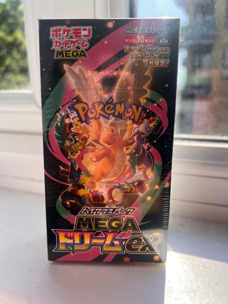  Japanese Pokémon Card Game Mega ex booster 10 packs 