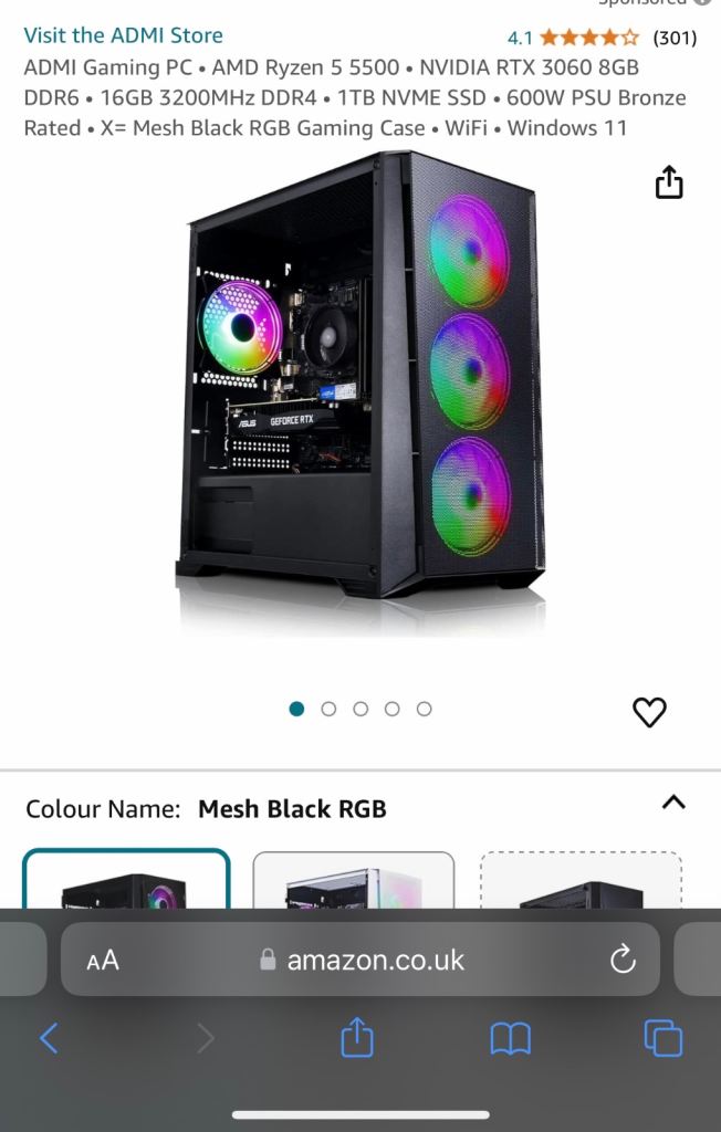 Gaming PC excellent condition 