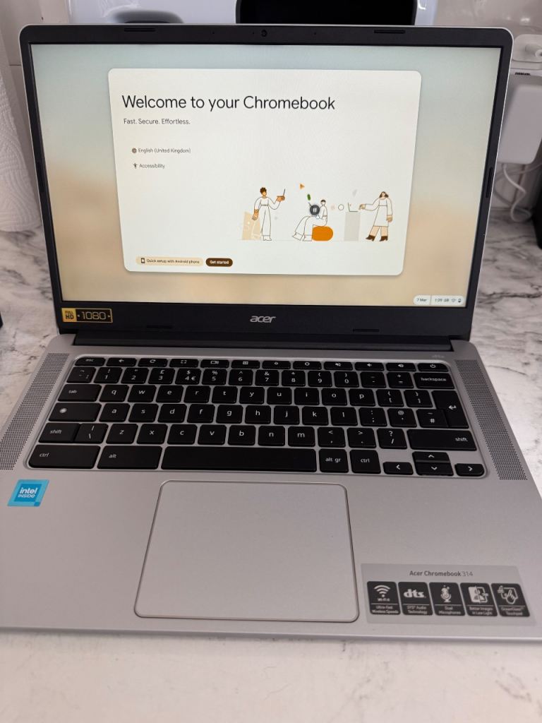 acer chromebook laptop  £100 