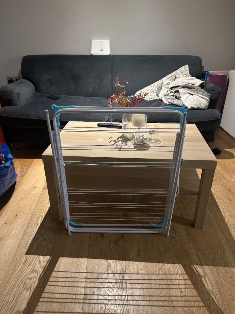 Clothes Drying Rack - White and Blue, Good Condition | in Fulham ...
